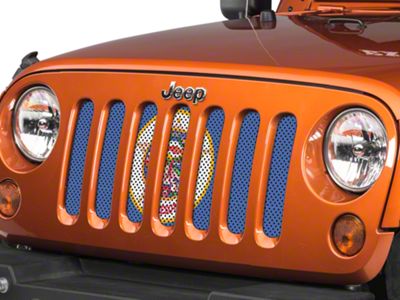 Under The Sun Inserts Grille Insert; Minnesota State Flag (07-18 Jeep Wrangler JK)