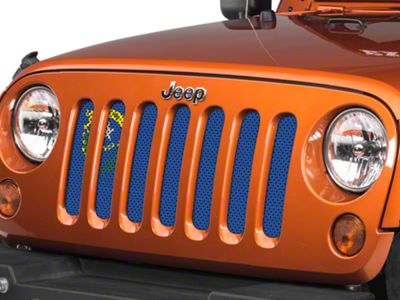 Under The Sun Inserts Grille Insert; Nevada State Flag (07-18 Jeep Wrangler JK)