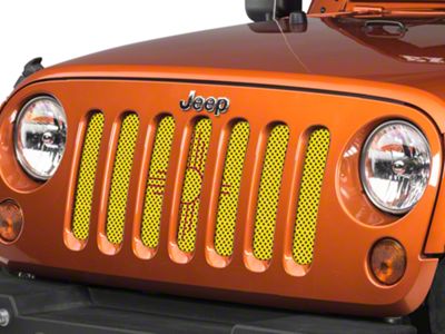 Under The Sun Inserts Grille Insert; New Mexico State Flag (07-18 Jeep Wrangler JK)
