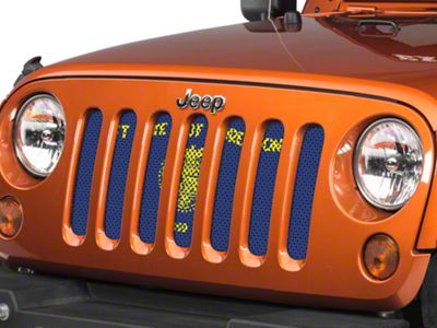 Under The Sun Inserts Grille Insert; Oregon State Flag (07-18 Jeep Wrangler JK)