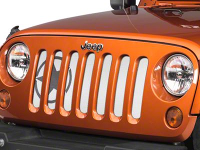 Under The Sun Inserts Grille Insert; Oscar Mike (07-18 Jeep Wrangler JK)