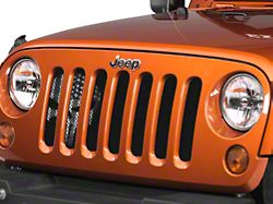 Under The Sun Inserts Grille Insert; Punisher BlackOut (07-18 Jeep Wrangler JK)