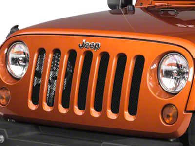 Under The Sun Inserts Grille Insert; Punisher BlackOut (07-18 Jeep Wrangler JK)