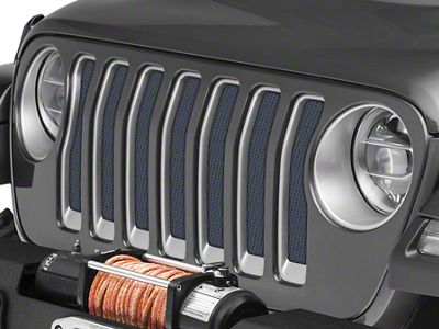 Under The Sun Inserts Grille Insert; Rhino (18-23 Jeep Wrangler JL w/o TrailCam; 24-25 Jeep Wrangler JL Sport)