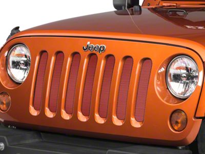 Under The Sun Inserts Grille Insert; Sienna Pearl Coat (07-18 Jeep Wrangler JK)