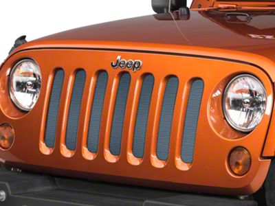Under The Sun Inserts Grille Insert; Steel Blue Metallic (07-18 Jeep Wrangler JK)