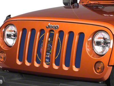 Under The Sun Inserts Grille Insert; Utah State Flag (07-18 Jeep Wrangler JK)