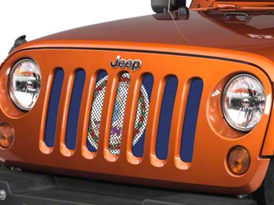 Under The Sun Inserts Grille Insert; Virginia State Flag (07-18 Jeep Wrangler JK)