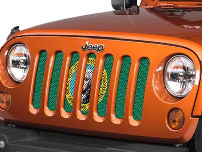 Under The Sun Inserts Grille Insert; Washington State Flag (07-18 Jeep Wrangler JK)