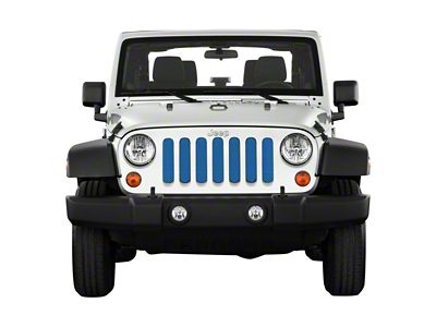 Under The Sun Inserts Grille Insert; Cosmos Blue (18-23 Jeep Wrangler JL w/o TrailCam; 24-25 Jeep Wrangler JL Sport)