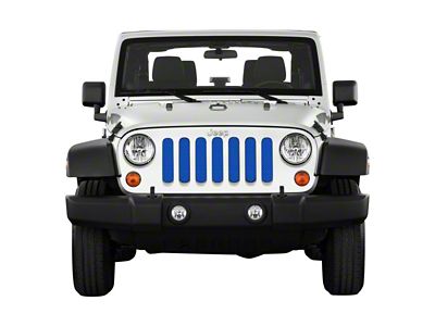 Under The Sun Inserts Grille Insert; Surf Blue Pearl (18-23 Jeep Wrangler JL w/o TrailCam; 24-25 Jeep Wrangler JL Sport)