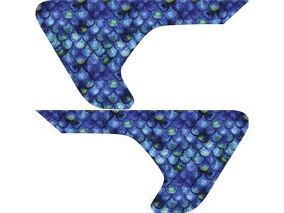 Under The Sun Inserts Fender Vent Decals; Mermaid Scales (20-25 Jeep Gladiator JT)