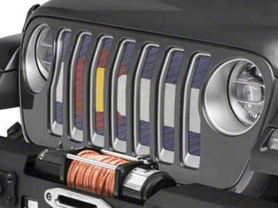 Under The Sun Inserts Grille Insert; Colorful Colorado (20-23 Jeep Gladiator JT w/o TrailCam; 24-25 Jeep Gladiator JT Sport)