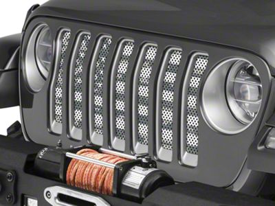 Under The Sun Inserts Grille Insert; Digital Camo Stars and Stripes (20-23 Jeep Gladiator JT w/o TrailCam; 24-25 Jeep Gladiator JT Sport)