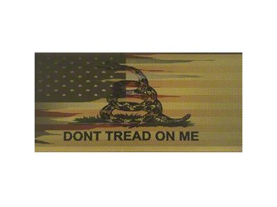 Under The Sun Inserts Grille Insert; Dont Tread On Me Old Glory (20-23 Jeep Gladiator JT w/o TrailCam; 24-25 Jeep Gladiator JT Sport)