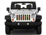 Under The Sun Inserts Grille Insert; Holiday Lights (20-23 Jeep Gladiator JT w/o TrailCam; 24-25 Jeep Gladiator JT Sport)