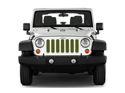Under The Sun Inserts Grille Insert; Jeep Green Metallic (20-23 Jeep Gladiator JT w/o TrailCam; 24-25 Jeep Gladiator JT Sport)