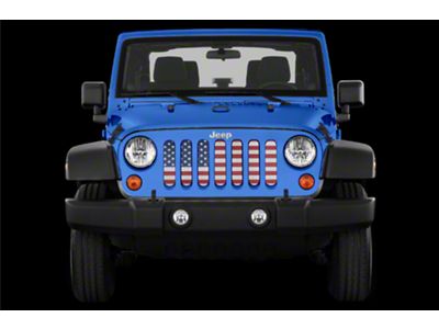 Under The Sun Inserts Grille Insert; Jeep Screen Insert (20-23 Jeep Gladiator JT w/o TrailCam; 24-25 Jeep Gladiator JT Sport)