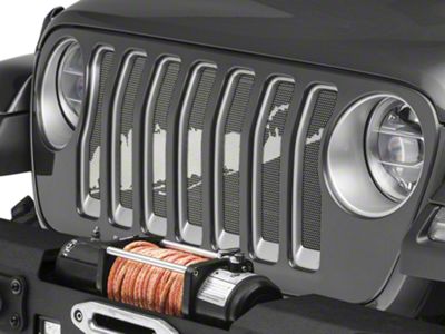 Under The Sun Inserts Grille Insert; Long Island (20-23 Jeep Gladiator JT w/o TrailCam; 24-25 Jeep Gladiator JT Sport)