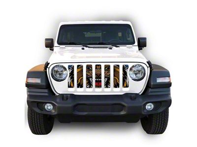 Under The Sun Inserts Grille Insert; Mad Lion (20-23 Jeep Gladiator JT w/o TrailCam; 24-25 Jeep Gladiator JT Sport)