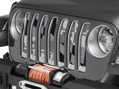 Under The Sun Inserts Grille Insert; Maryland BlackOut (20-23 Jeep Gladiator JT w/o TrailCam; 24-25 Jeep Gladiator JT Sport)