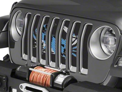 Under The Sun Inserts Grille Insert; Maryland Crab OC (20-23 Jeep Gladiator JT w/o TrailCam; 24-25 Jeep Gladiator JT Sport)
