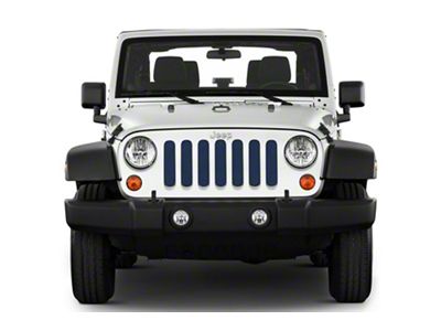 Under The Sun Inserts Grille Insert; Midnight Blue Pearl (20-23 Jeep Gladiator JT w/o TrailCam; 24-25 Jeep Gladiator JT Sport)