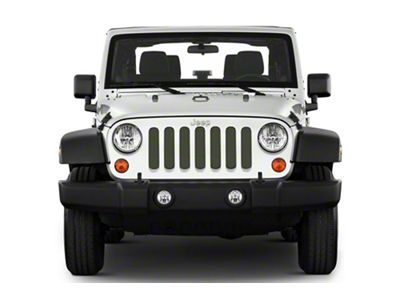 Under The Sun Inserts Grille Insert; Moss Green Pearl Coat (20-23 Jeep Gladiator JT w/o TrailCam; 24-25 Jeep Gladiator JT Sport)