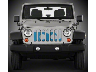 Under The Sun Inserts Grille Insert; Ocean City Flag (20-23 Jeep Gladiator JT w/o TrailCam; 24-25 Jeep Gladiator JT Sport)
