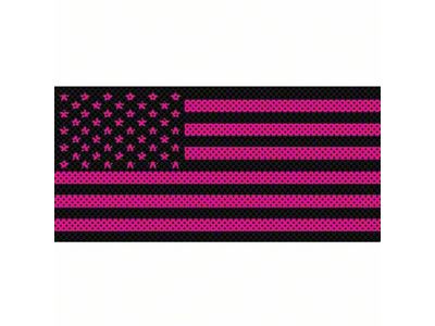Under The Sun Inserts Grille Insert; Oldglory Pink (20-23 Jeep Gladiator JT w/o TrailCam; 24-25 Jeep Gladiator JT Sport)