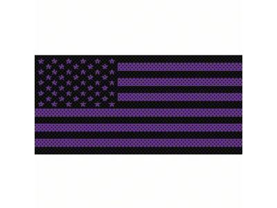 Under The Sun Inserts Grille Insert; Oldglory Purple (20-23 Jeep Gladiator JT w/o TrailCam; 24-25 Jeep Gladiator JT Sport)