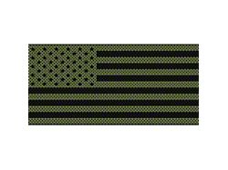 Under The Sun Inserts Grille Insert; Olive Drab Old Glory (20-23 Jeep Gladiator JT w/o TrailCam; 24-25 Jeep Gladiator JT Sport)