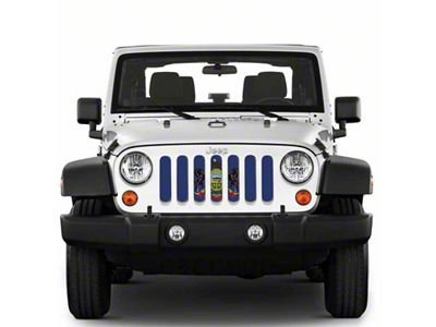 Under The Sun Inserts Grille Insert; Pennsylvania State Flag (20-23 Jeep Gladiator JT w/o TrailCam; 24-25 Jeep Gladiator JT Sport)