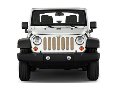 Under The Sun Inserts Grille Insert; Sahara Tan (20-23 Jeep Gladiator JT w/o TrailCam; 24-25 Jeep Gladiator JT Sport)