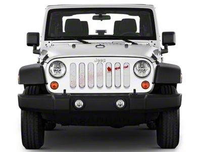 Under The Sun Inserts Grille Insert; Santas Sleigh (20-23 Jeep Gladiator JT w/o TrailCam; 24-25 Jeep Gladiator JT Sport)