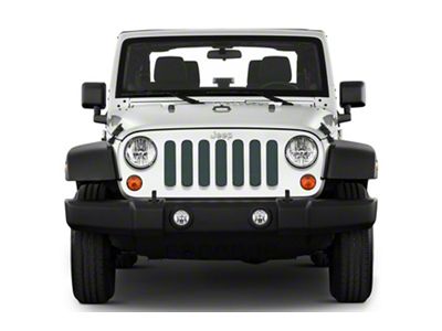Under The Sun Inserts Grille Insert; Shale Green Metallic (20-23 Jeep Gladiator JT w/o TrailCam; 24-25 Jeep Gladiator JT Sport)