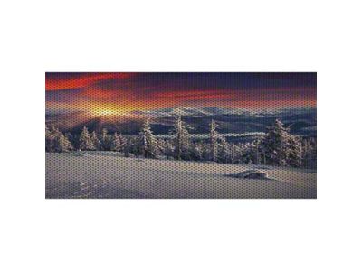 Under The Sun Inserts Grille Insert; Snowy Hills (20-23 Jeep Gladiator JT w/o TrailCam; 24-25 Jeep Gladiator JT Sport)