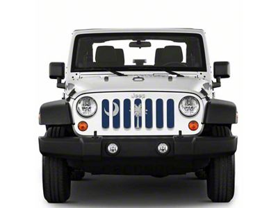 Under The Sun Inserts Grille Insert; South Carolina State Flag (20-23 Jeep Gladiator JT w/o TrailCam; 24-25 Jeep Gladiator JT Sport)
