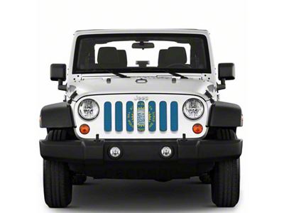 Under The Sun Inserts Grille Insert; South Dakota State Flag (20-23 Jeep Gladiator JT w/o TrailCam; 24-25 Jeep Gladiator JT Sport)