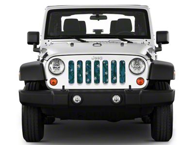 Under The Sun Inserts Grille Insert; Tree Stars (20-23 Jeep Gladiator JT w/o TrailCam; 24-25 Jeep Gladiator JT Sport)