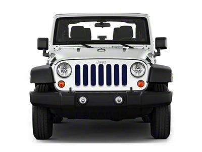 Under The Sun Inserts Grille Insert; True Blue (20-23 Jeep Gladiator JT w/o TrailCam; 24-25 Jeep Gladiator JT Sport)