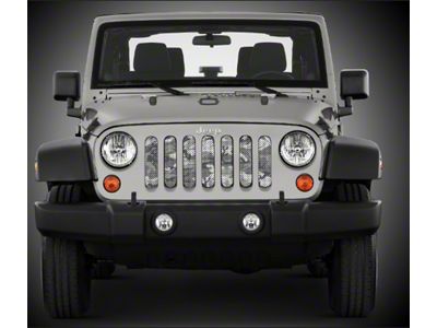 Under The Sun Inserts Grille Insert; Urban Camo (20-23 Jeep Gladiator JT w/o TrailCam; 24-25 Jeep Gladiator JT Sport)