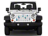 Under The Sun Inserts Grille Insert; Butterfly (07-18 Jeep Wrangler JK)