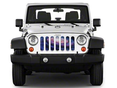 Under The Sun Inserts Grille Insert; Deep Space (07-18 Jeep Wrangler JK)