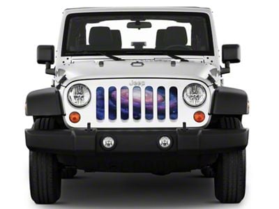 Under The Sun Inserts Grille Insert; Deep Space (18-23 Jeep Wrangler JL w/o TrailCam; 24-25 Jeep Wrangler JL Sport)