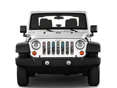 Under The Sun Inserts Grille Insert; Dreamcatcher (07-18 Jeep Wrangler JK)