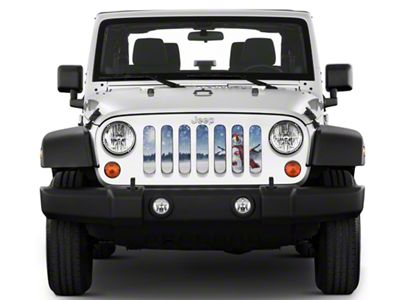 Under The Sun Inserts Grille Insert; Jack Frost (07-18 Jeep Wrangler JK)