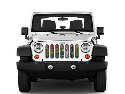 Under The Sun Inserts Grille Insert; Magical Fairy (18-23 Jeep Wrangler JL w/o TrailCam; 24-25 Jeep Wrangler JL Sport)