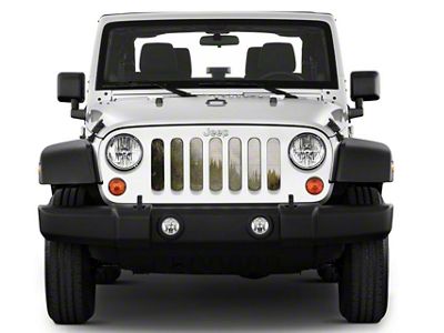 Under The Sun Inserts Grille Insert; Morning Dew (18-23 Jeep Wrangler JL w/o TrailCam; 24-25 Jeep Wrangler JL Sport)