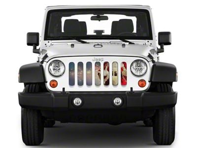 Under The Sun Inserts Grille Insert; Santas Belly (07-18 Jeep Wrangler JK)